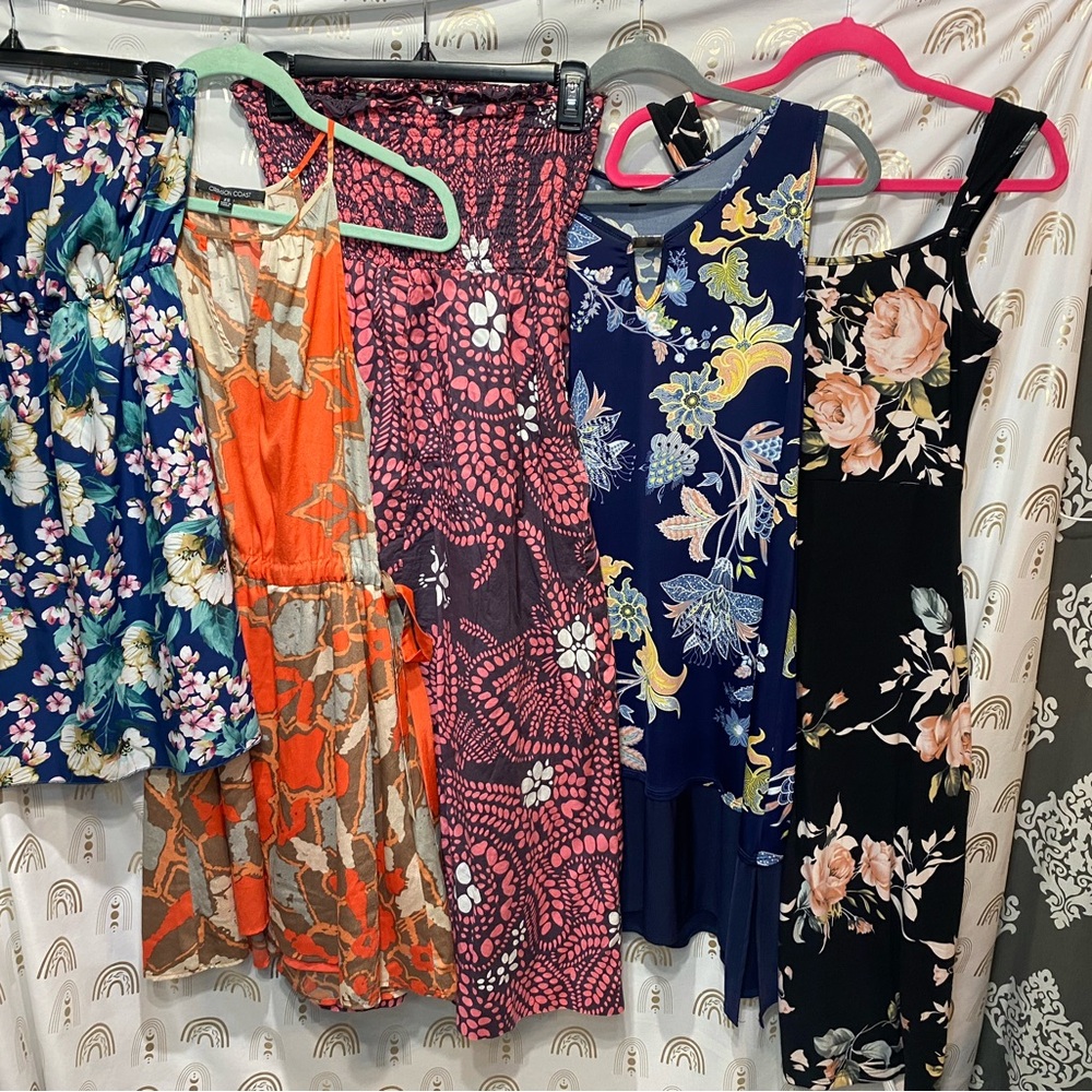 Crimson Coast Floral and Patterned Dresses